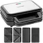 Concept SV3070 silber / Sandwichmaker / 900 W / 4-in-1 / Antihaftbeschichtung / Angebot