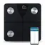 Salente SlimFit schwarz / persönliche diagnostische Fitnesswaage / 180 kg / Bluetooth