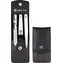 Zwilling 97435-004 CLASSIC Inox schwarz / Maniküre-Set im Lederetui / 3-tlg