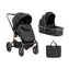 KikkaBoo Kara 2in1 Schwarz / Kinderwagen / ab Geburt bis 22 kg