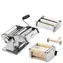 Gefu 28300 Manuelle Nudelmaschine / 3 Aufsätze / 6 Nudelsorten / Edelstahl 