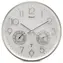 Mebus 12989 - Funkwanduhr mit Thermometer und Hygrometer / 30 cm / 1x AA