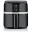 Severin FR 2452 schwarz / Heißluftfritteuse / 1500W / 5l / 80°C - 200°C / 6 Programme