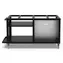 Alfa Forni Kochstation 160x80cm - schwarze Struktur / ohne Platte 