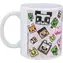 STOR Keramikbecher 325ml Minecraft rosa