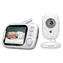 Eldonex EBM-1010-WH weiß / Video-Babyphone / Reichweite 300 m / Display 3,5"