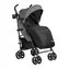 Tulano Davos 35 grau-schwarz / Faltbarer Kinderwagen / bis 4 Jahre / Tragkraft 22 kg