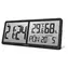 Eldonex TimeCheck Wanduhr schwarz
