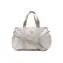 Jollein Wickeltasche, geprägtes Lilienmuster, Sand / 42 × 30 × 15 cm