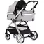 CHIPOLINO Kinderwagen Vista 2in1 Kombi, Wolkengrau