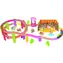 Woody Circus Eisenbahnstrecke / 70 Teile / Zug mit Waggons / Gleise / Zubehör / ab 3 Jahren