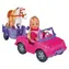 Simba Evička mit Jeep und Anhänger für Pferde Puppe 12 cm / ab 3 Jahren