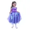 Rappa Kinder Prinzessinnenkostüm (M) lila / 6-8 Jahre (116-128 cm)