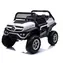Eljet Kinder-Elektroauto Mercedes Benz Unimog Truck weiß / 50 W / Geschwindigkeit: 3-5 km-h / Tragfähigkeit: 30 kg