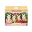 Sylvanian Families Eine Familie von „Schokoladen“-Kaninchen - neu / ab 3 Jahren