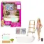 Mattel HKT92 Barbie-Puppe und Bad mit Seifenkonfetti Blond / ab 3 Jahren
