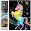 Norimpex Mandala 7D - Regenbogen-Einhorn bei Nacht