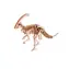 Woodcraft 3D-Holzpuzzle Parasaurolophus - 31 Teile / ab 8 Jahren / Schwierigkeit: einfach