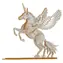 Woodcraft 3D-Holzpuzzle Einhorn / 41 Teile / ab 8 Jahren / Schwierigkeitsgrad: einfach 