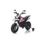 Eljet Kinder-Elektromotorrad Aprilia RX125 weiß / 50 W / Geschwindigkeit: 5,5-6 km-h / Tragfähigkeit: 30 kg 