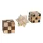 Tschechisch Holzspielzeug Holzpuzzle Trio IQ / ab 3 Jahren
