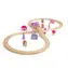 Bigjigs Rail Holzeisenbahngleis acht für Prinzessinnen / 35 Teile / ab 3 Jahren