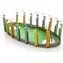 Metal Earth 3D Puzzle Harry Potter: Quidditchfeld / 83 Teile / ab 14 Jahren