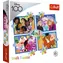 Trefl - Puzzle - Disney 100 Jahre: Disneys fröhliche Welt 4in1 / 35|48|54|70 / 28,5 x 20x5 cm / ab 4 Jahren
