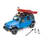 Bruder Jeep Wrangler Rubicon mit Kajak und Figur / 1:16 / ab 4 Jahren