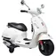 Buddy Toys Elektromotorrad Vespa GTS weiß / 30 W / Geschwindigkeit: 3-5 km/h / Tragkraft: 30kg