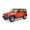 Maisto - 2015 Jeep Wrangler Unlimited, metallic orange, 1:24