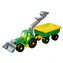 Androni Traktorlader mit Anhänger Power Worker grün / Länge 58 cm / ab 12 Monaten