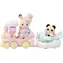 Sylvanian Families Flugzeug-, Zug- und Babyfiguren im Vergnügungspark / ab 3 Jahren