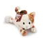 Nici Plüschkatze, dreifarbig, 20 cm - liegend / Grüne Kollektion / ab 0 Monaten