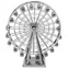Metal Earth 3D-Puzzle Riesenrad / Anzahl der Teile: 27 / ab 14 Jahren