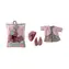 PLEJO Puppenkleidung, braun-rosa, 40-43 cm / ab 3 Jahren