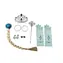 PLEJO Prinzessinnenschmuck mit langem Zopf / ab 3 Jahren
