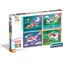 Clementoni 21740 Puzzle Einhörner 4in1 (12+16+20+24 Teile) / ab 3 Jahren