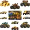 Mattel HW MONSTER TRUCKS BIGFOOT 50. JUBILÄUMSSET MIT ENGLISCHEN MÄNNERN UND TRUCKS / ab 3 Jahren