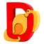 Fauna Alphabet Buchstabe D Dinosaurier / ab 3 Jahren