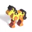 Fauna Holzpuzzle aus Massivholz, kleines braunes Pferd / ab 3 Jahren