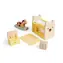 Bigjigs Toys Holzmöbel für ein Puppenhaus, Kinderzimmer / ab 3 Jahren