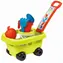 Ecoiffier Gartenwagen mit Eimer und Sandzubehör / ab 2 Jahren