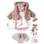 Llorens P42-408 Puppenoutfit, Größe 42 cm, mit Zubehör