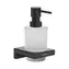 Hansgrohe AddStoris - Seifenspender mit Halterung, satiniertes Glas/matt schwarz