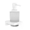 Hansgrohe AddStoris - Seifenspender mit Halterung, satiniertes Glas/mattweiß
