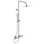 Ideal Standard CeraTherm - Duschset T100 mit Thermostat | 20 cm | 3 Düsen | Chrom 