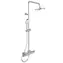 Ideal Standard CeraTherm - Duschset T50 mit Thermostat | 20 cm | 3 Düsen | Chrom 