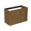 Ideal Standard Conca - Waschtischunterschrank | 80 x 54 x 37 cm | 2 Schubladen | Dunkles Nussbaumholz