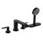 Hansgrohe - Badewannenarmatur, 4-Loch-Montage, Sbox, matt schwarz